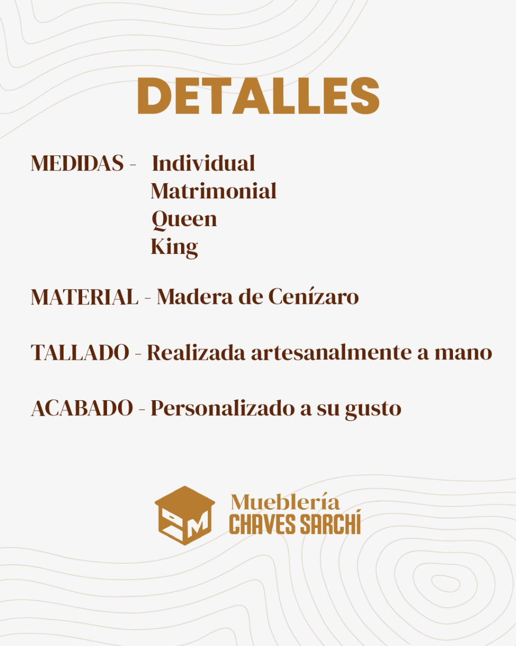 Cama de Madera Modelo Canasto