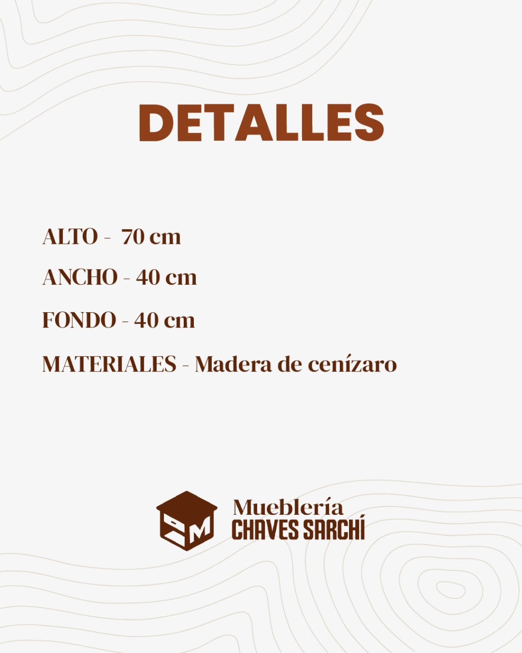 Mesa Auxiliar Estilo Luis XV