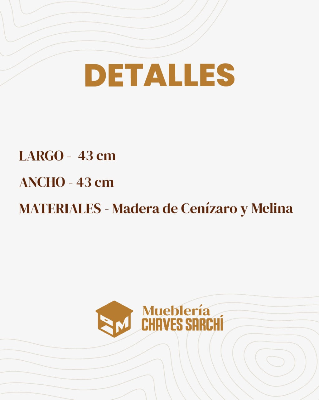 Tabla de Cocina Artesanal Grande