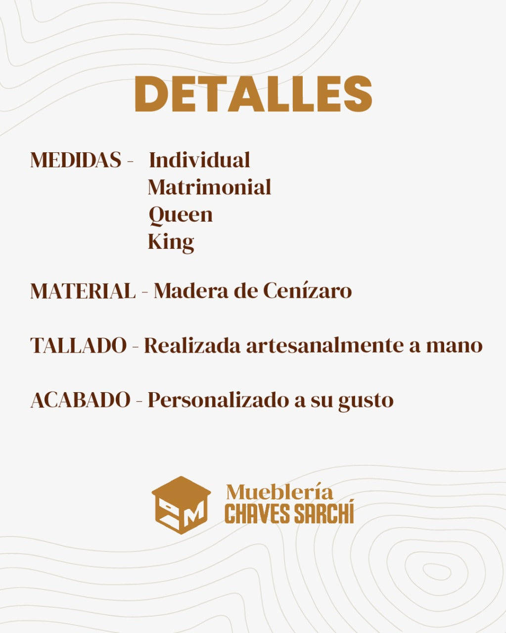 Cama Artesanal Modelo Manita