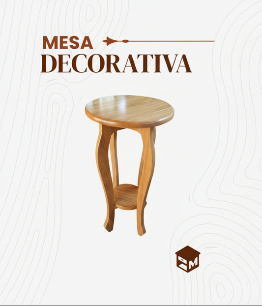 Mesa Decorativa Circular Artesanal