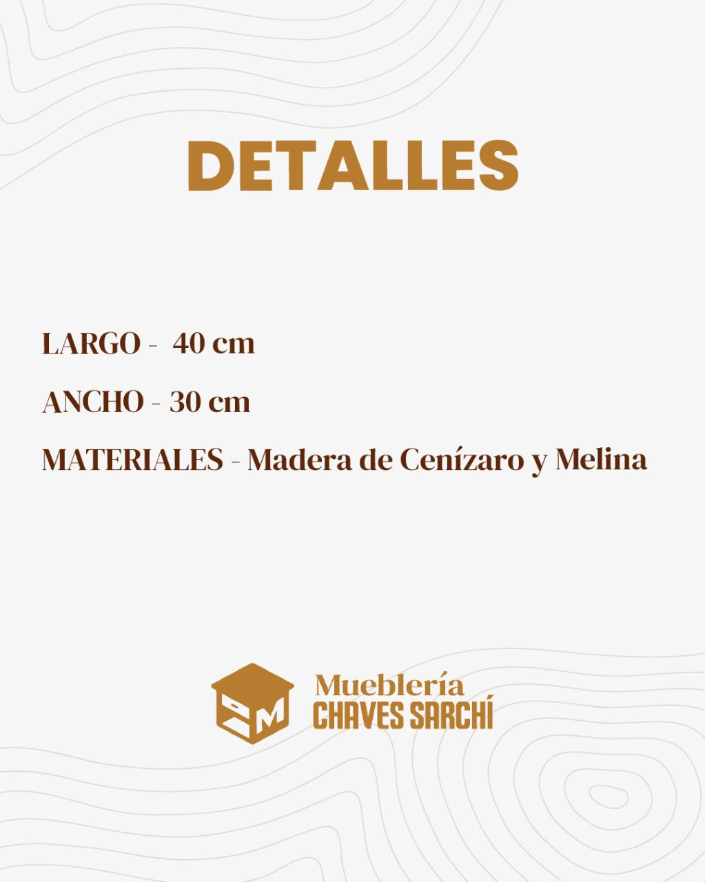 Tabla de Cocina Tradicional