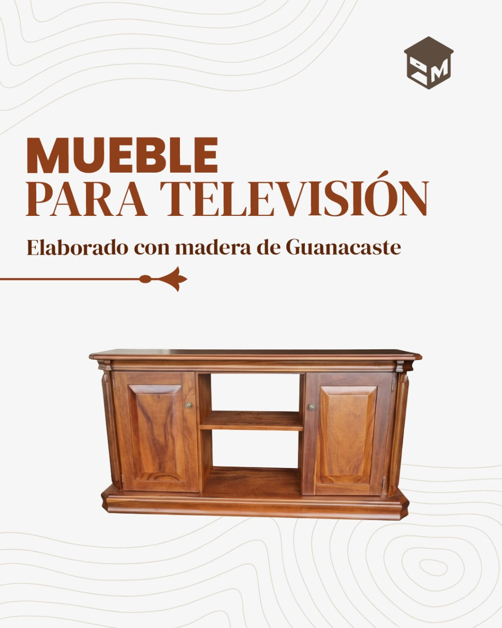 Mueble para TV de Madera Sólida